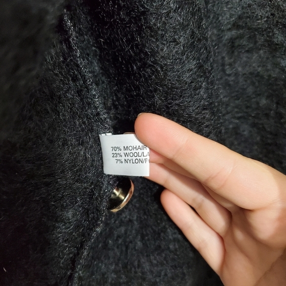 Vintage Moffat Woollens Mohair/Wool Black Jacket - Picture 4 of 4